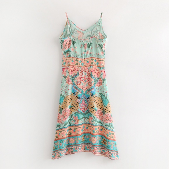 5⭐️ FAV BESTSELLER Boho Lotus Strap Dress Maxi - Picture 3 of 8